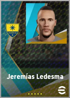 Jeremías Ledesma eFootball 2026 player card, 75 OVR GK