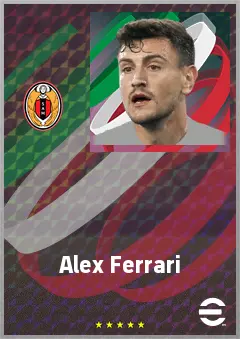 Alex Ferrari eFootball 2026 player card, 69 OVR CB