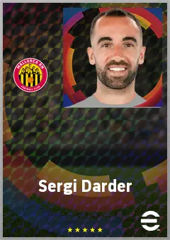 Sergi Darder eFootball 2026 player card, 76 OVR CMF