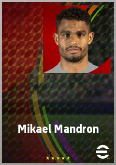 Mikael Mandron eFootball 2026 player card, 69 OVR CF