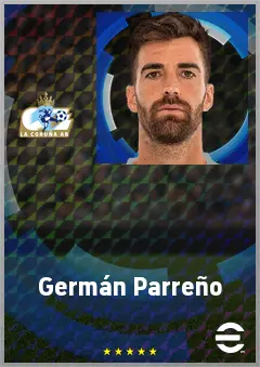 Germán Parreño eFootball 2026 player card, 69 OVR GK