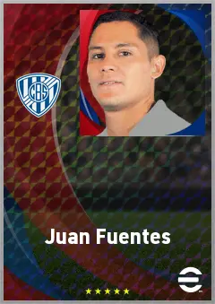Juan Fuentes eFootball 2026 player card, 70 OVR CB