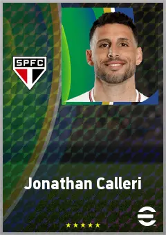 Jonathan Calleri eFootball 2026 player card, 74 OVR CF
