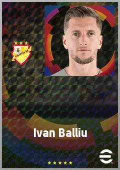 Ivan Balliu eFootball 2026 player card, 71 OVR RB