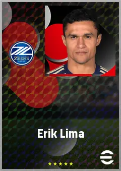 Erik Lima eFootball 2026 player card, 71 OVR CF