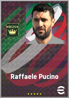 Raffaele Pucino eFootball 2026 player card, 69 OVR RB
