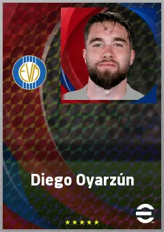 Diego Oyarzún eFootball 2026 player card, 70 OVR CB
