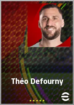 Théo Defourny eFootball 2026 player card, 68 OVR GK