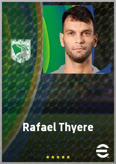 Rafael Thyere eFootball 2026 player card, 72 OVR CB
