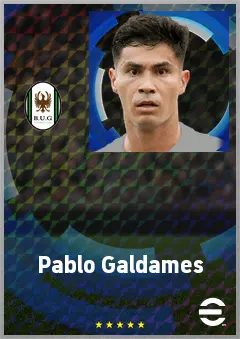Pablo Galdames eFootball 2026 player card, 71 OVR CMF