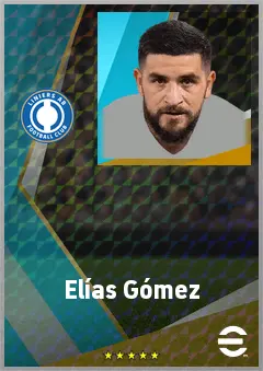 Elías Gómez eFootball 2026 player card, 75 OVR LB