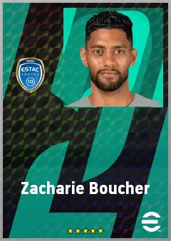Zacharie Boucher eFootball 2026 player card, 66 OVR GK