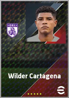 Wilder Cartagena eFootball 2026 player card, 71 OVR DMF