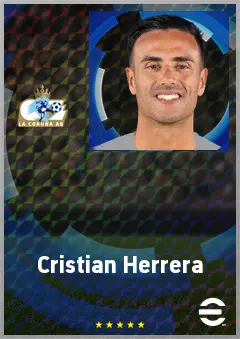 Cristian Herrera eFootball 2026 player card, 69 OVR RWF
