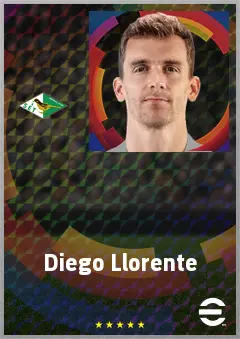 Diego Llorente eFootball 2026 player card, 76 OVR CB