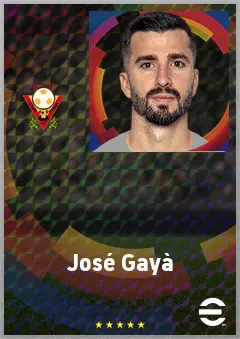 José Gayà eFootball 2026 player card, 76 OVR LB