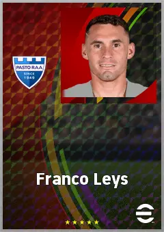 Franco Leys eFootball 2026 player card, 70 OVR DMF