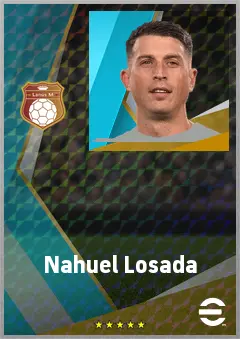 Nahuel Losada eFootball 2026 player card, 74 OVR GK
