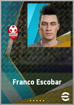 Franco Escobar eFootball 2026 player card, 70 OVR LB