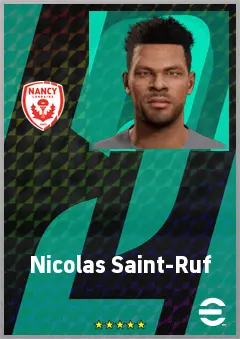 Nicolas Saint-Ruf eFootball 2026 player card, 68 OVR CB
