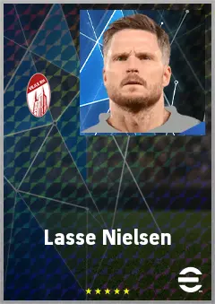 Lasse Nielsen eFootball 2026 player card, 69 OVR CB