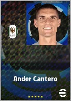 Ander Cantero eFootball 2026 player card, 73 OVR GK
