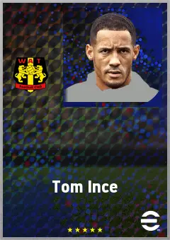 Tom Ince eFootball 2026 player card, 69 OVR RWF
