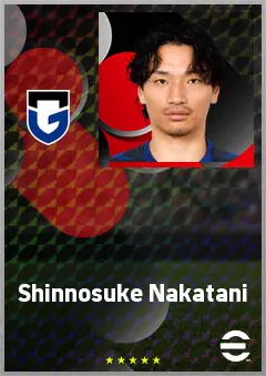 Nakatani Shinnosuke eFootball 2026 player card, 72 OVR CB