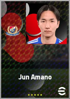 Amano Jun eFootball 2026 player card, 70 OVR AMF