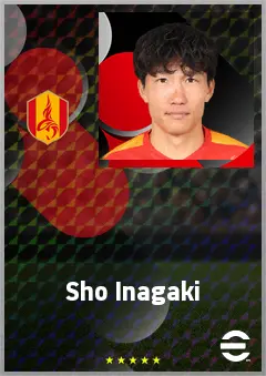 Inagaki Sho eFootball 2026 player card, 70 OVR DMF