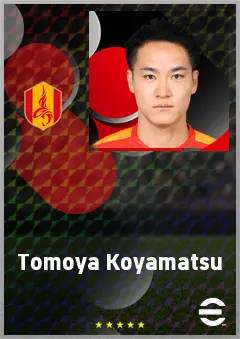 Koyamatsu Tomoya eFootball 2026 player card, 68 OVR LWF