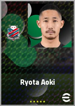 Aoki Ryota eFootball 2026 player card, 66 OVR AMF