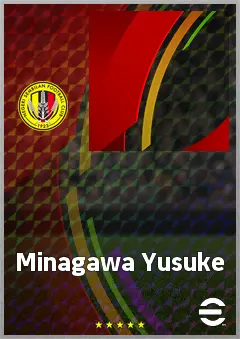 Minagawa Yusuke eFootball 2026 player card, 66 OVR CF