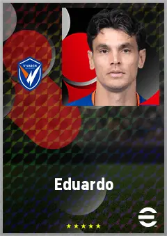 Eduardo eFootball 2026 player card, 69 OVR CB