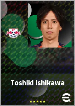 Ishikawa Toshiki eFootball 2026 player card, 65 OVR CMF