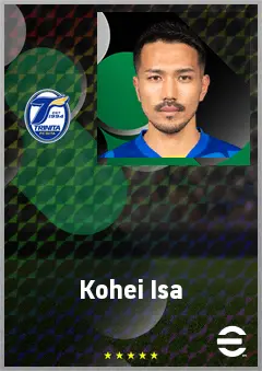 Isa Kohei eFootball 2026 player card, 65 OVR CF