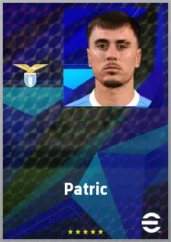 Patric eFootball 2026 player card, 72 OVR CB