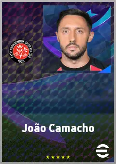 João Camacho eFootball 2026 player card, 69 OVR RWF