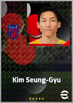 Kim Seung-Gyu eFootball 2026 player card, 72 OVR GK