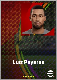 Luis Payares eFootball 2026 player card, 69 OVR CB