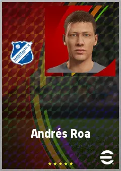 Andrés Roa eFootball 2026 player card, 71 OVR AMF