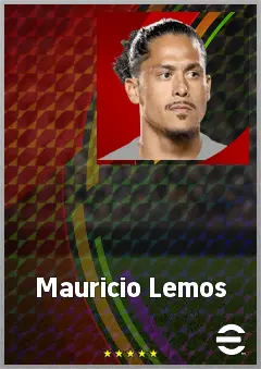 Mauricio Lemos eFootball 2026 player card, 72 OVR CB