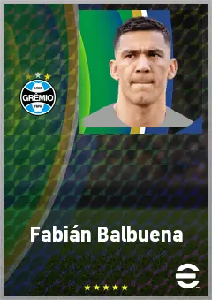 Fabián Balbuena eFootball 2026 player card, 72 OVR CB