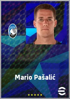 Mario Pašalić eFootball 2026 player card, 76 OVR AMF