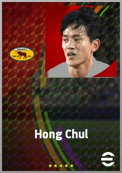 Hong Chul eFootball 2026 player card, 64 OVR LB