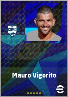Mauro Vigorito eFootball 2026 player card, 69 OVR GK