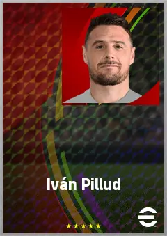Iván Pillud eFootball 2026 player card, 70 OVR RB