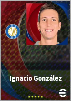 Ignacio González eFootball 2026 player card, 71 OVR GK