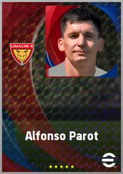 Alfonso Parot eFootball 2026 player card, 69 OVR CB
