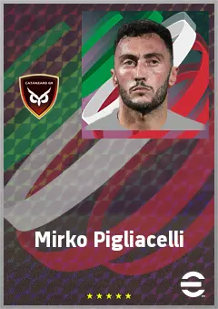 Mirko Pigliacelli eFootball 2026 player card, 72 OVR GK